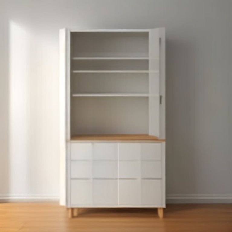 MS Luxury Modular Teak Wood (Nordic White) - 127