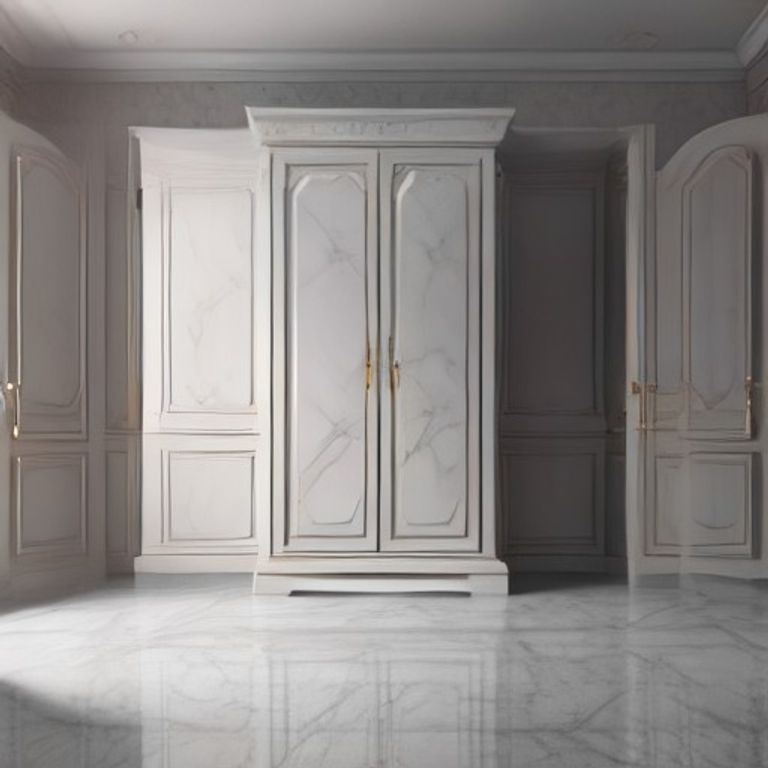 MS 4-Door Classic Matte Finish Italian Marble (Royal Oak) - 23