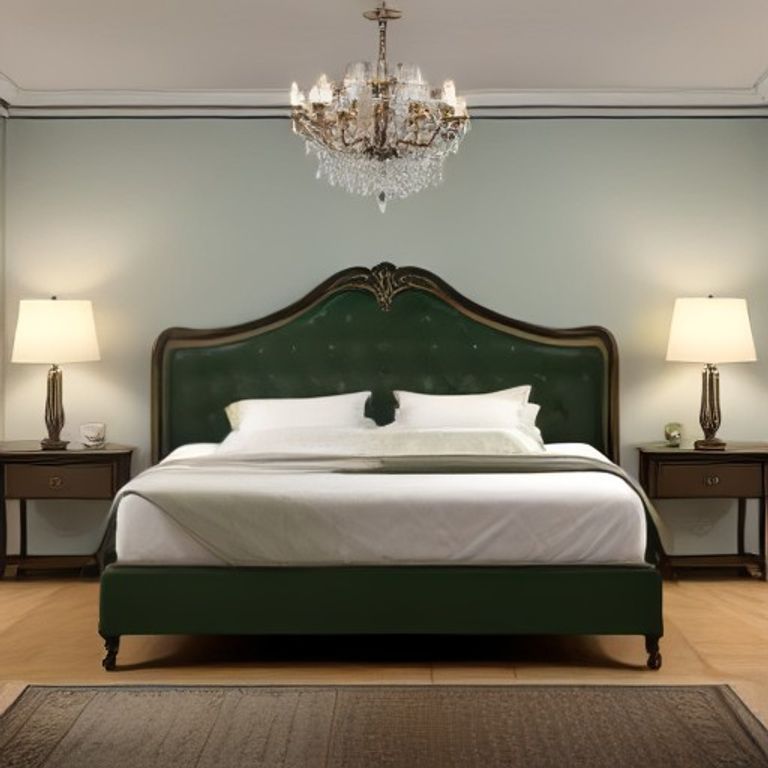 MS Classic Sheesham Wood High-Grade Metal (Forest Green) - 24