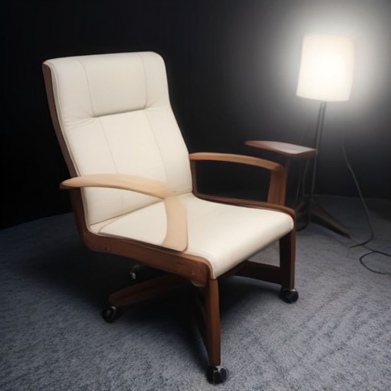 MS High-Back Mesh Ergonomic Sheesham Wood (Royal Oak) - 45