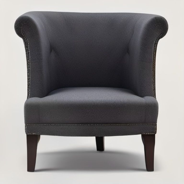 MS Handcrafted Solid Premium Fabric (Charcoal Gray) - 46