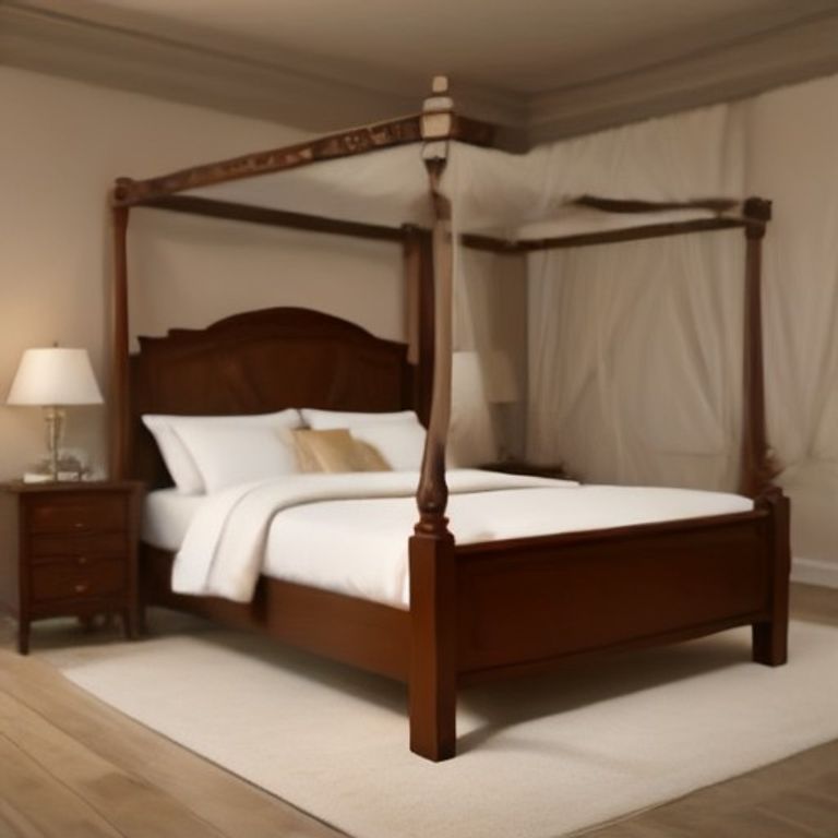 MS Premium Teakwood Poster Rosewood (Beige Gold) - 49