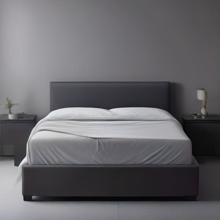 MS Low-Profile Platform Premium Fabric (Charcoal Gray) - 53