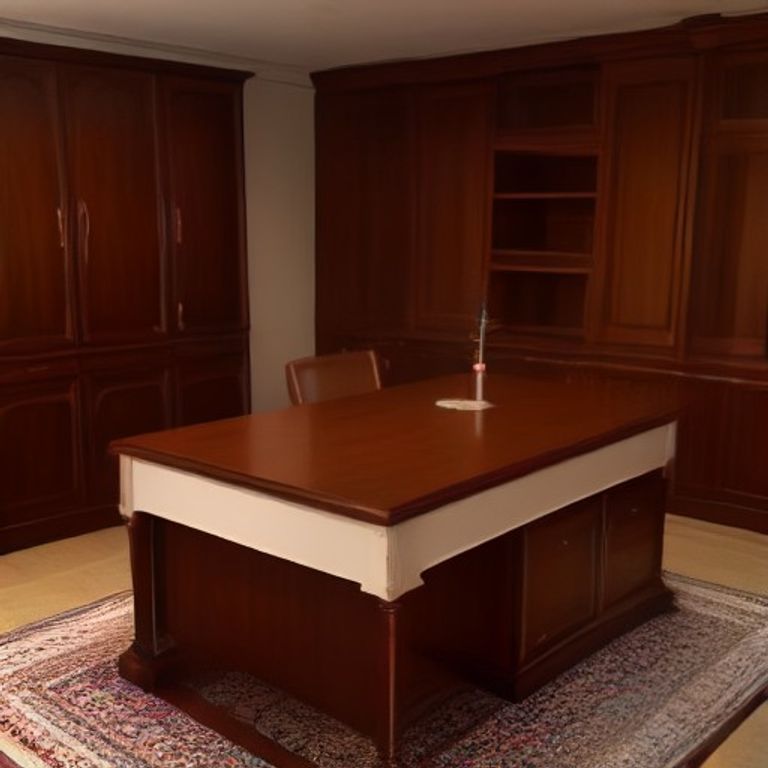 MS Senator Executive Mahogany Desk